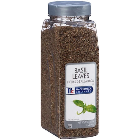 MCCORMICK McCormick Basil Leaves 5 oz. Container, PK6 900223192